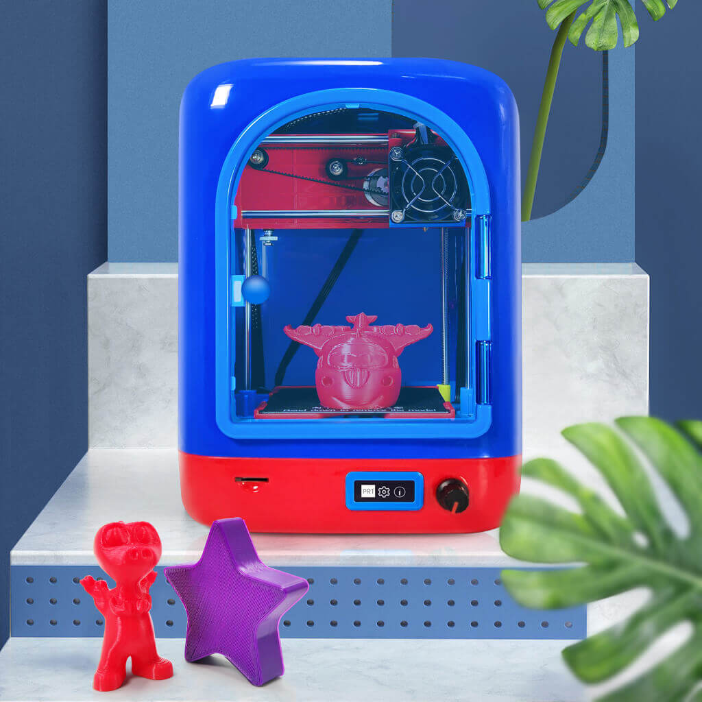 Mini 3D Printer for Kids, best 3-d printer for kids ages 10-12, cheap 3-d printers for home use leveling – LuckyBot