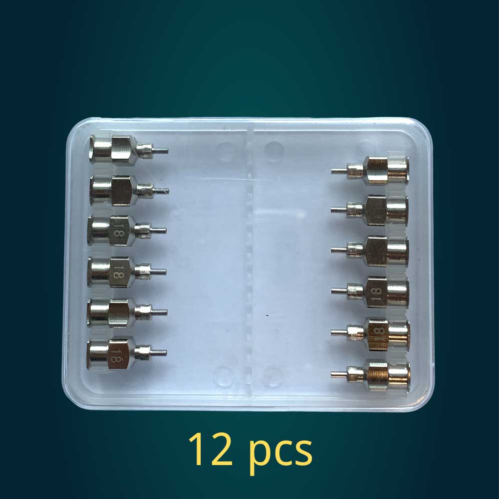 12 Pcs 0.84MM Customized Nozzles for LuckyBot Food Extruder