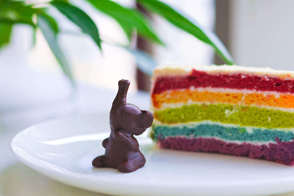 3d Chocolate Elephant by LuckyBot